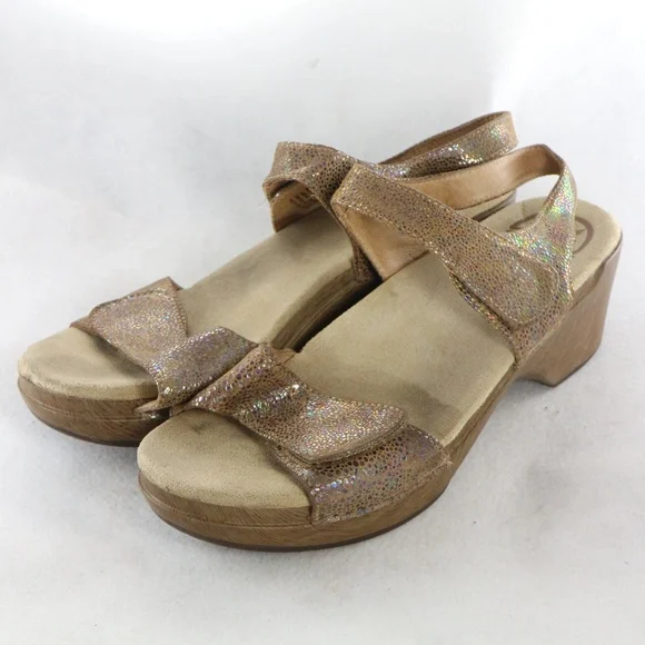 Dansko 'Sonnet' Carnivale Leather Sandal Sz 41 EUR 10.5-11 US - Picture 4 of 8